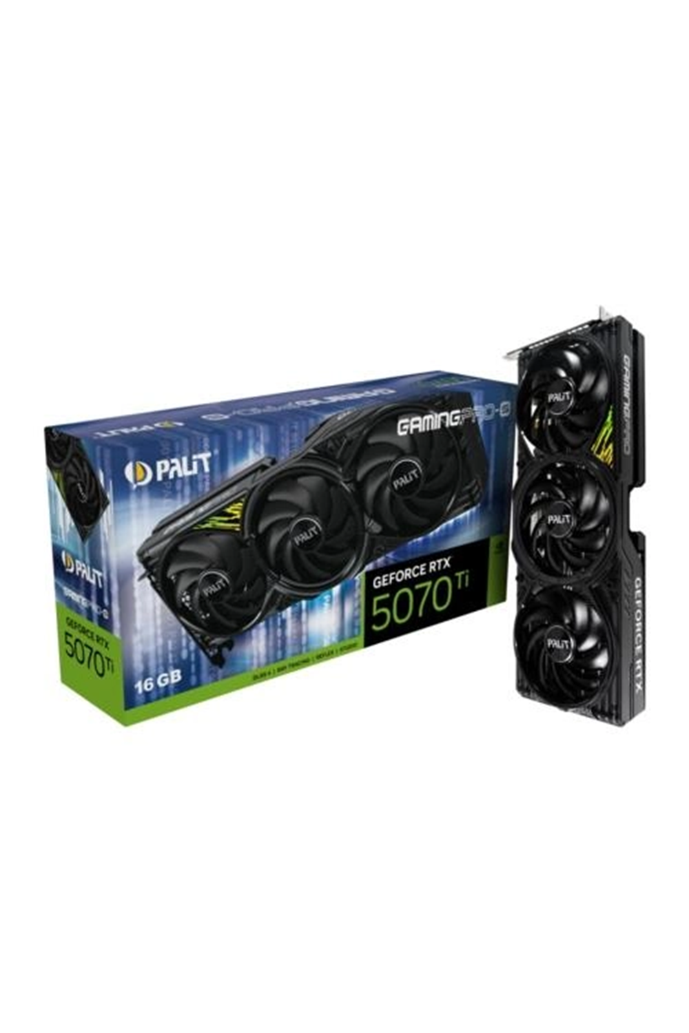 Palit RTX5070Ti GamingPro-S 16Gb 256Bit GDDR7 3xDp, Hdmi