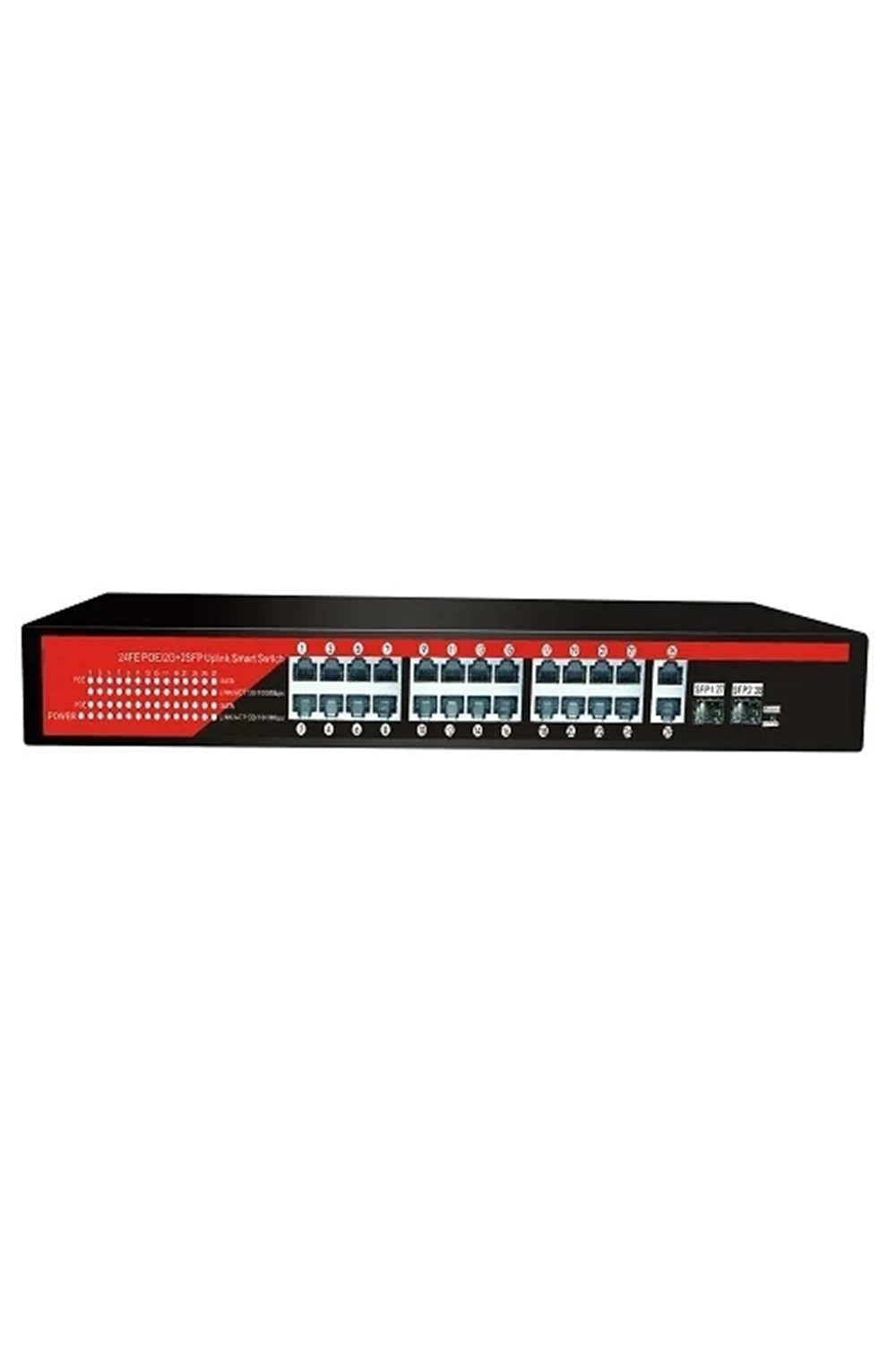 Ezcool Ez-24Psf-Sfp 24Port 24fe+2ge+2Sfp 10/100Poe Gigabit Uplink 320W