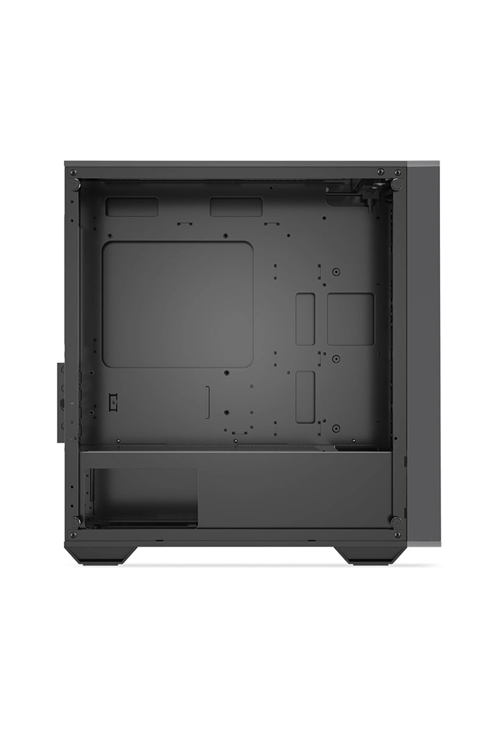 Kasa Segotep Gank 240-S Siyah 650W 80+ Midi Tower Kasa (ARGB Fan)