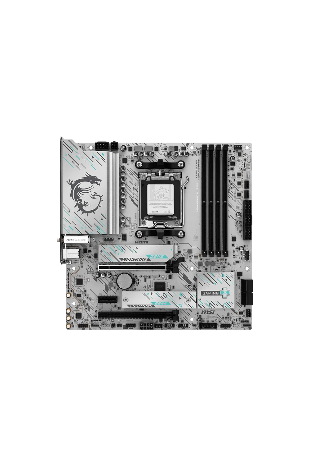 Msi B850M Gaming Plus WiFi 8200+ MT/s (OC) Wi-Fi 7 mAtx Am5