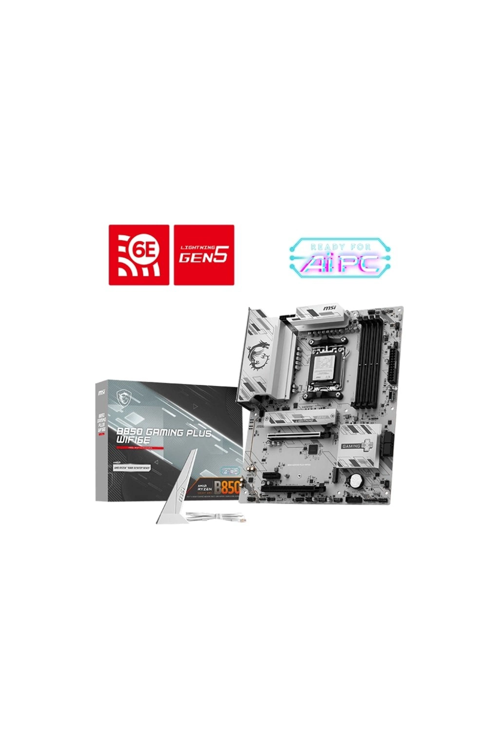 Msi B850M Gaming Plus WiFi6E 8200+ MT/s (OC) Wi-Fi 6E mAtx Am5