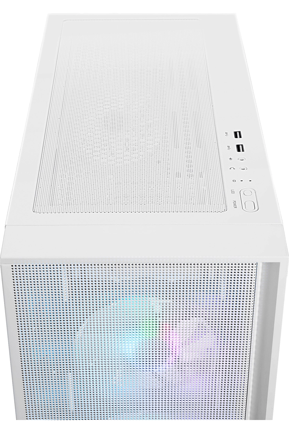 Kasa Msi Mag Forge 320R Airflow 3X120 Arg Mid-Tower Beyaz Atx Kasa