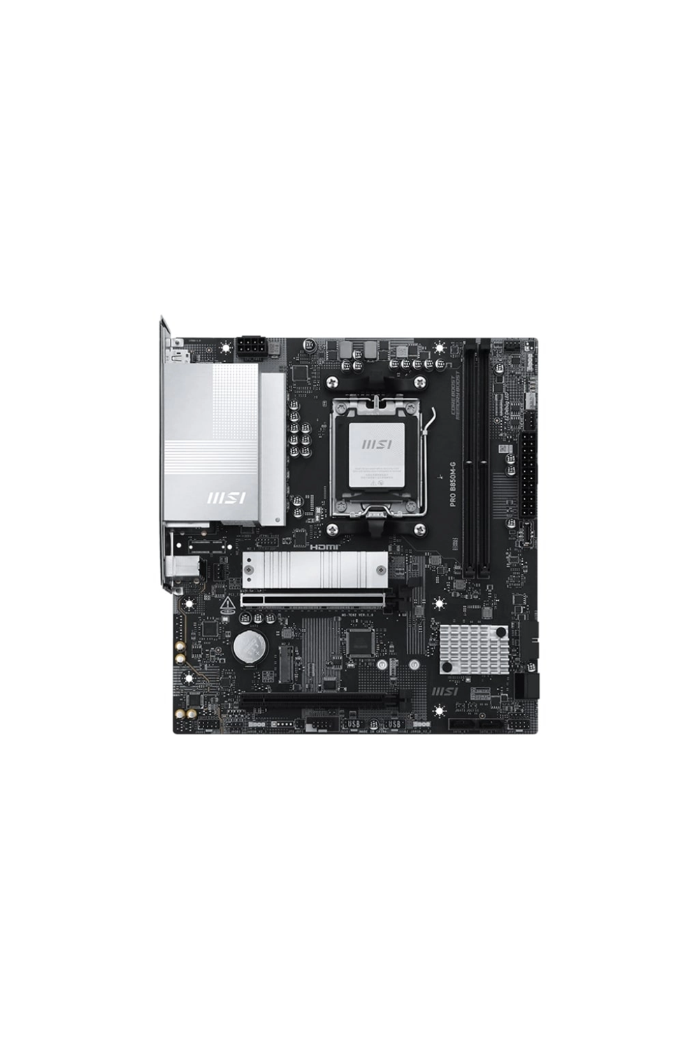 Anakart Msi Pro B850M-G Am5 Ddr5 8200+(OC)MHz mATX