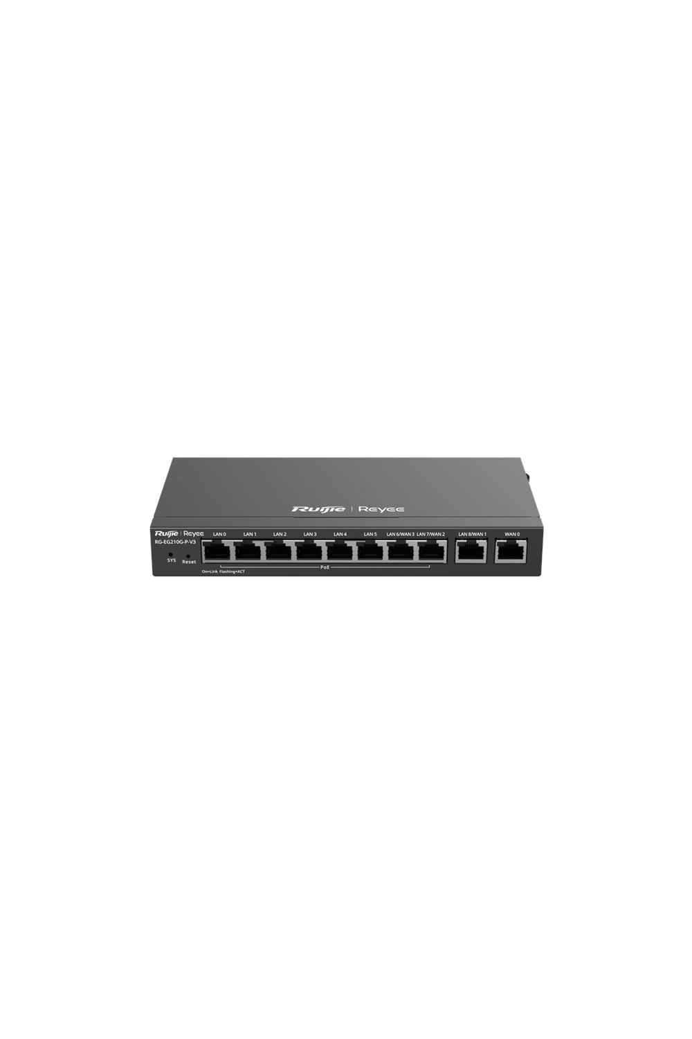 Ruijie Reyee Rg-Eg210g-P-V3 10 Port 8 Port PoE Gigabit Switch