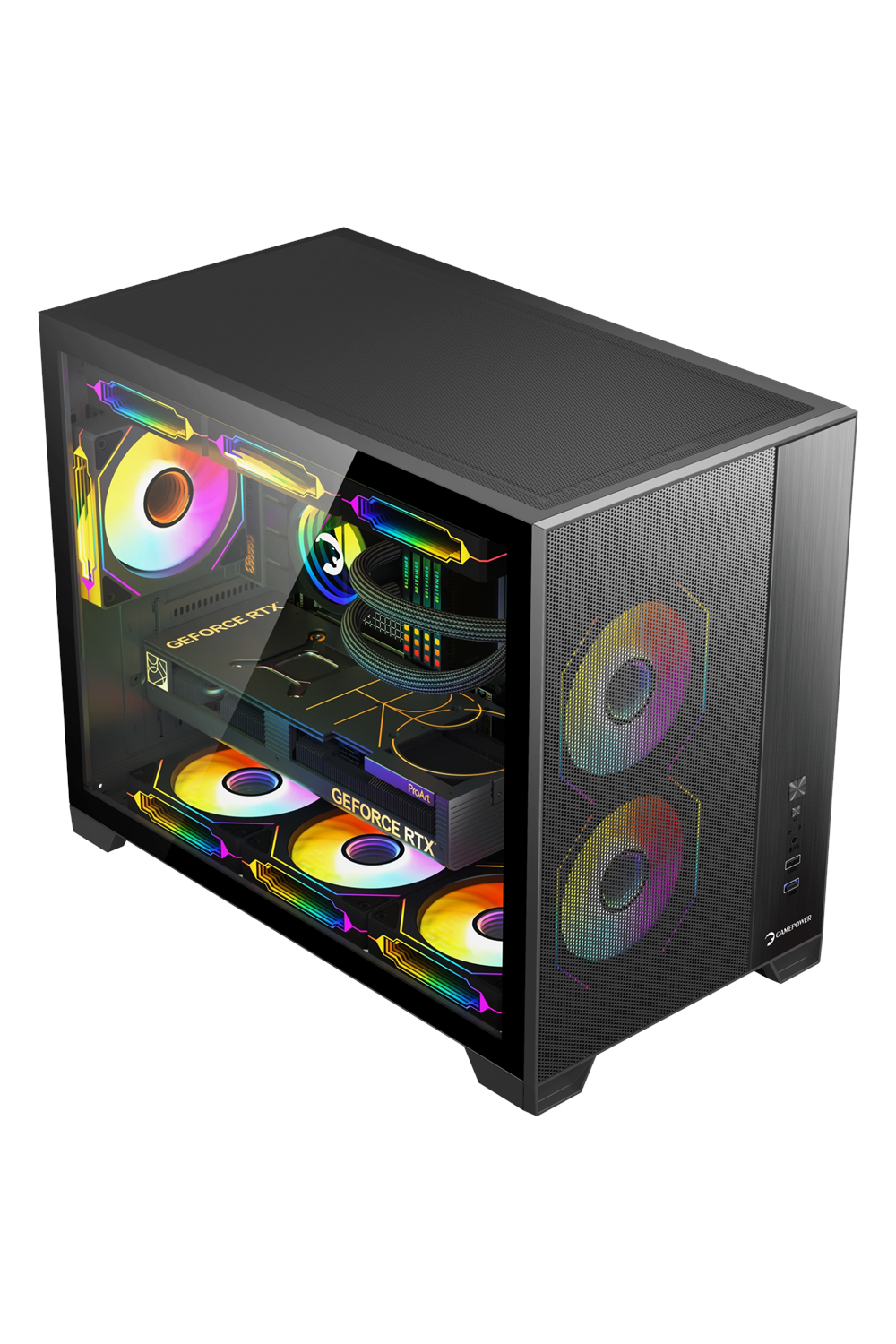 GamePower Warcry Ronin 3xARGB Fan 650W 80+ Bronze Micro-ATX