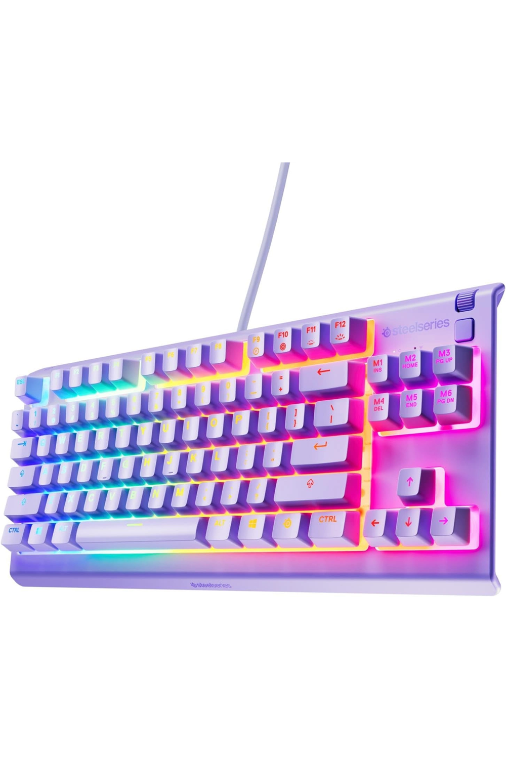 SteelSeries SSK64947 Apex 3 TKL TR Q RGB Membrane Kablolu Lavender