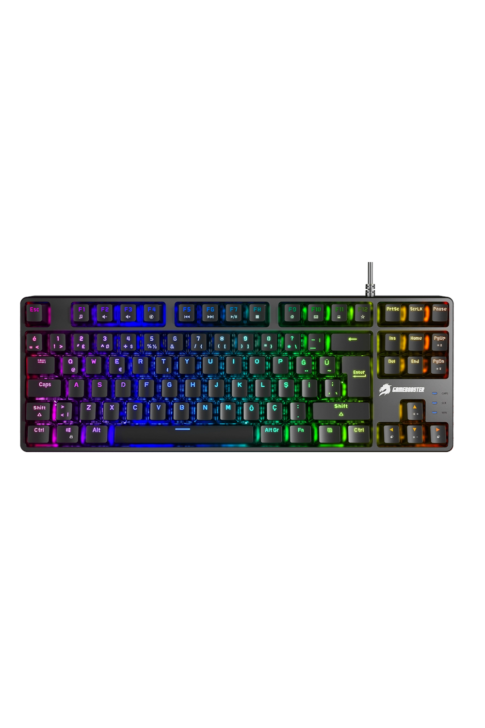 GameBooster G23B Enigma TKL Rainbow Red Switch Mekanik Siyah