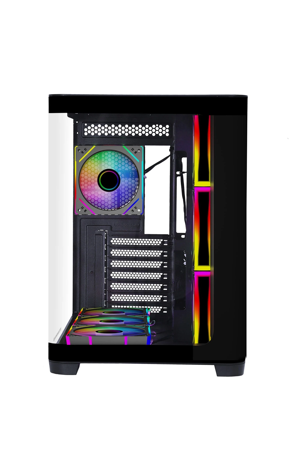 GameBooster GB-G2852B Curved Temperli Camlı 7*ARGB Fan SeaView