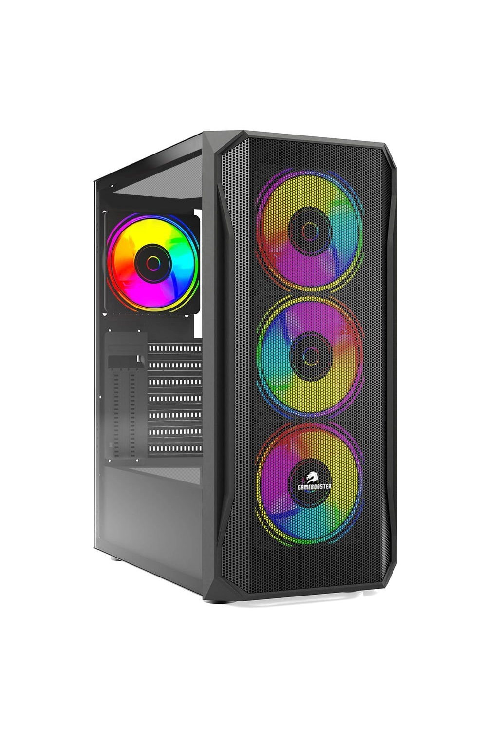 GameBooster GB-T005MB USB3.0 RGB fan Mesh Panel Siyah kasa
