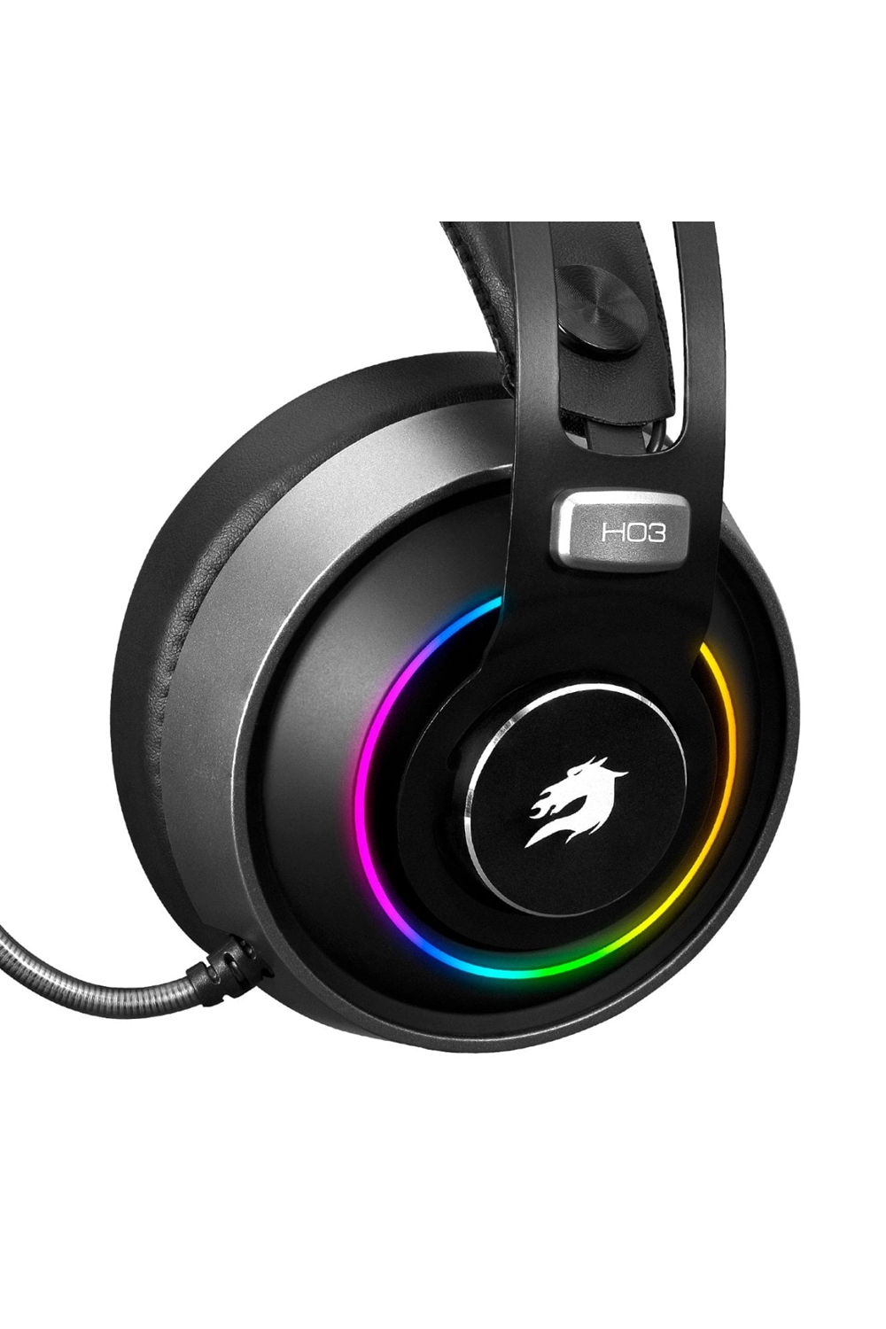 GameBooster H03 Dragon King Running RGB LED 7.1 Titreşimli Siyah