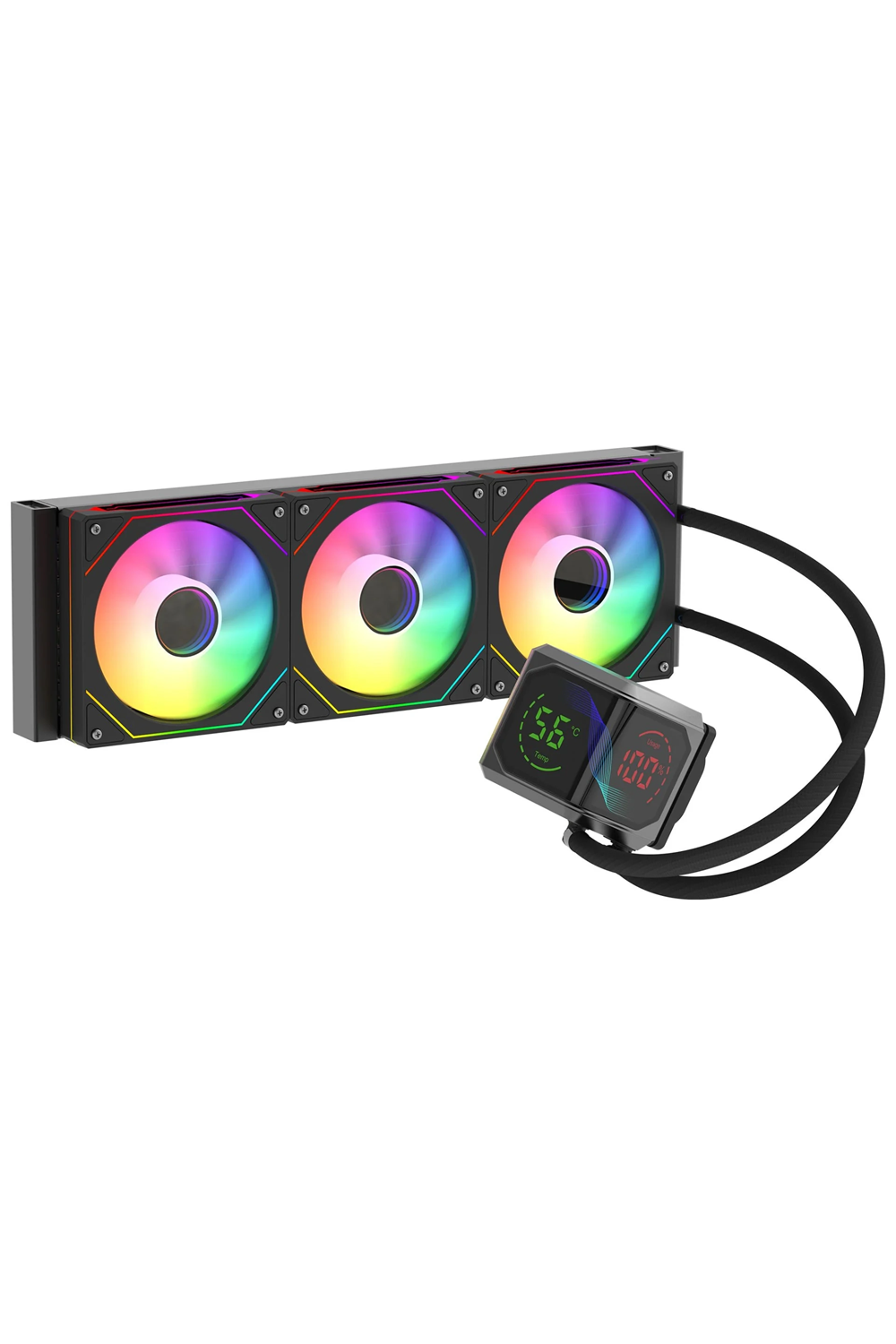 GameBooster SIGHT PRO 360B ARGB Curved Ekran LGA1851/AM5 Uyumlu