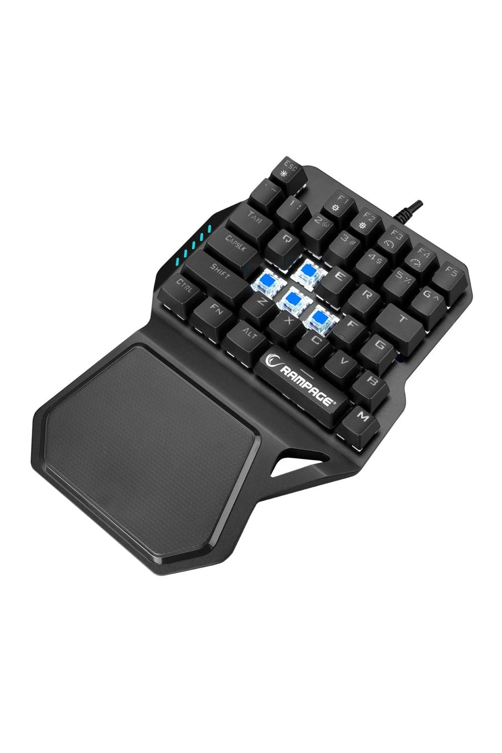 Rampage KB-R77 Palm USB Outemu Blue Switch Mekanik Mini Gaming