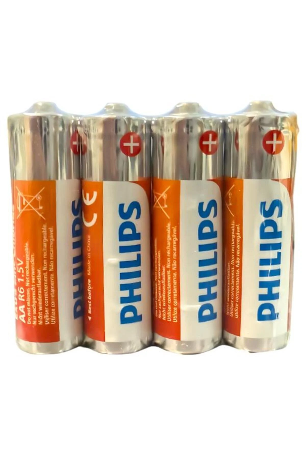 PHILIPS R6L4F/10 Longlife Çinko AA 4lü Pil