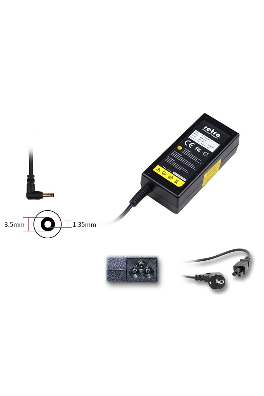 ADAPTOR DCA-CP079 19V 2.1A 40W 1.35mm3.5mm