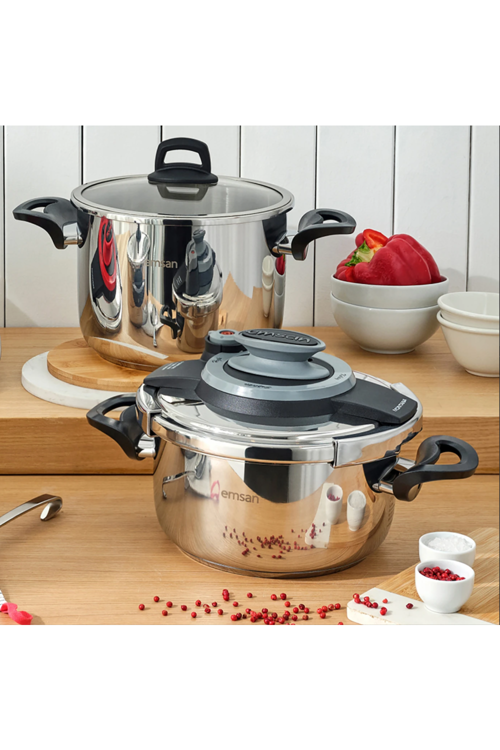 EMS MONTANA 4+6 LT SİYAH GRİ DÜDÜKLÜ