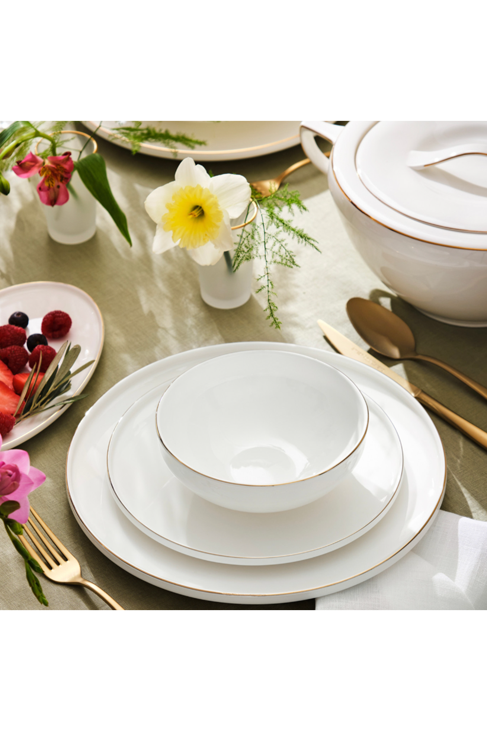 EMSAN FINE BONE FREYA YMT 60 PRÇ FD GOLD YUVARLAK