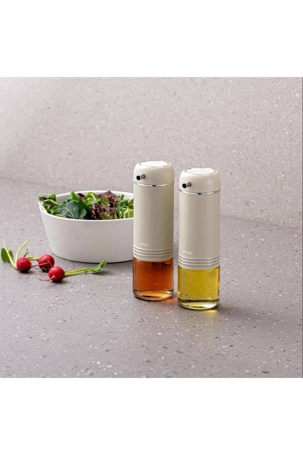 EMSAN MOKO YAĞLIK SİRKELİK SETİ EKRU