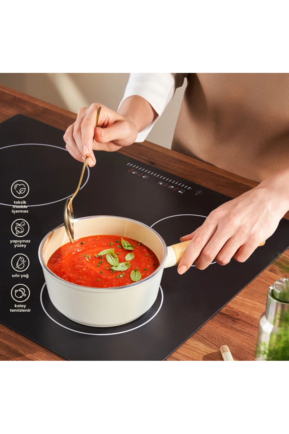 EMSAN SWISS CRYSTAL 16 CM SOSLUK TENCERESİ