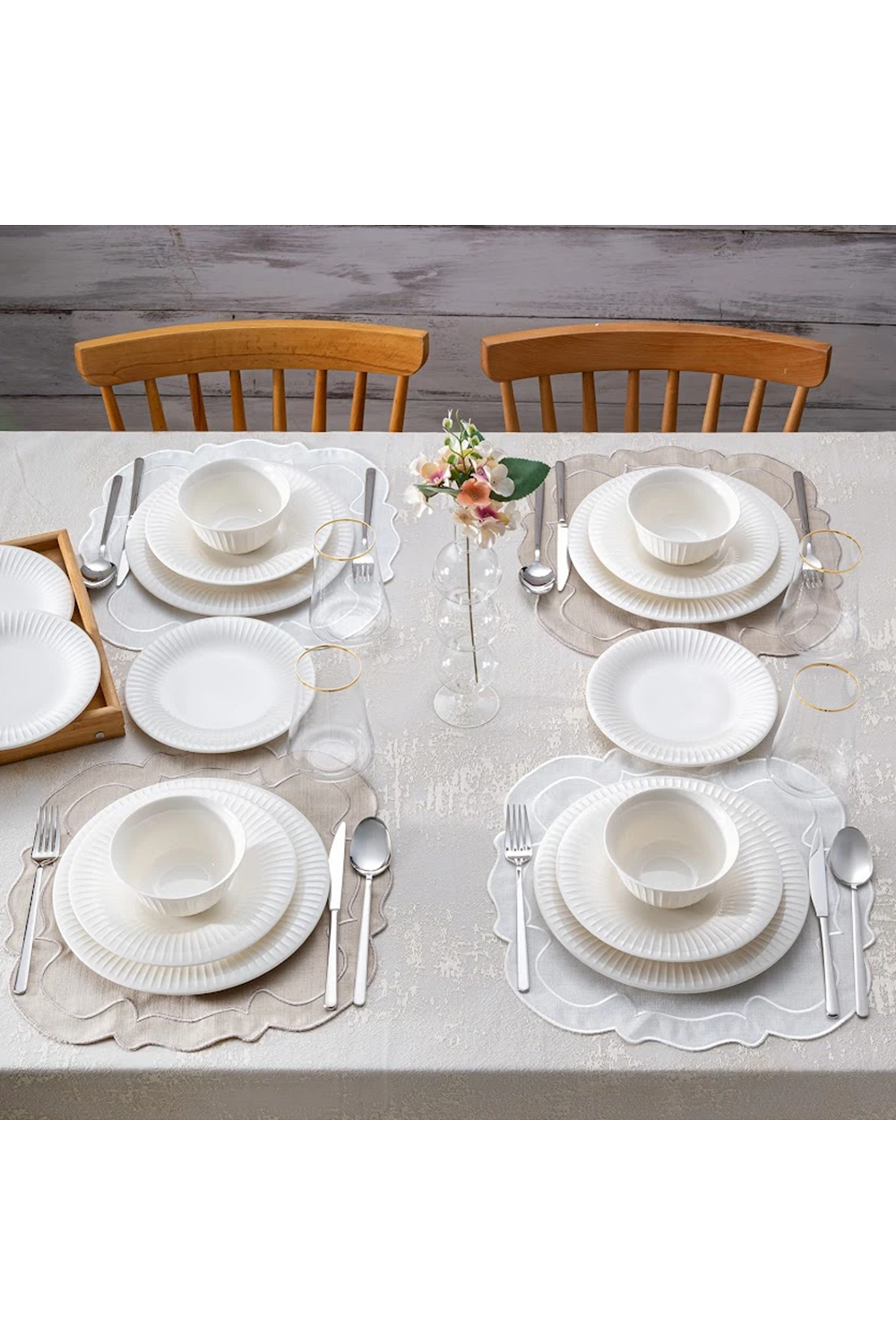 EMSAN SOHO 24 PRÇ 6 KİŞİLİK YMT, BEYAZ