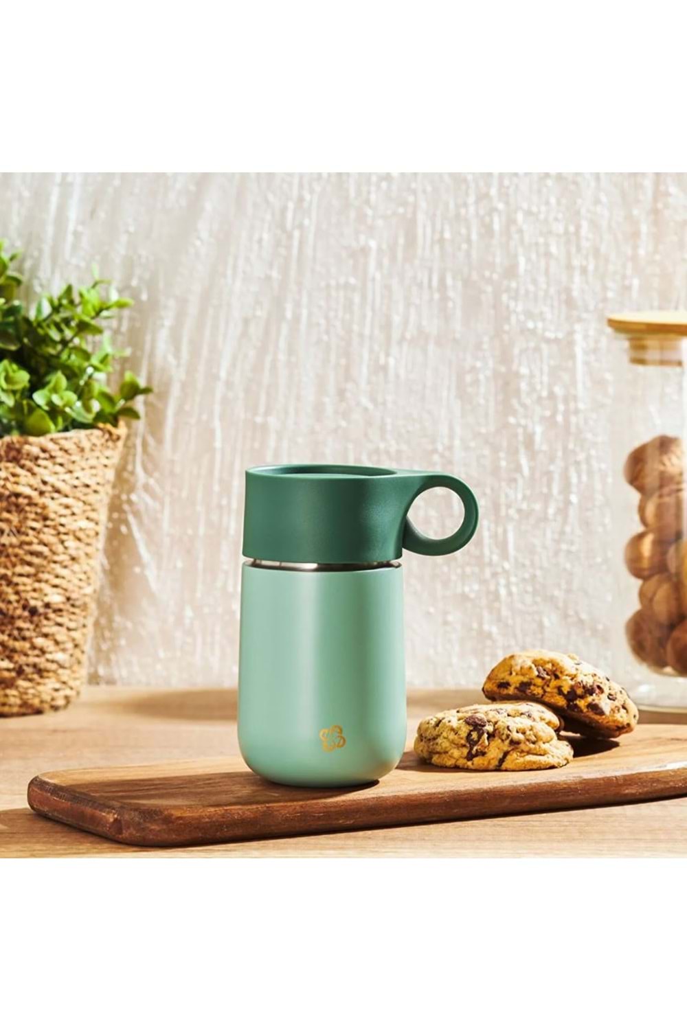 EMSAN SMART BARDAK TERMOS 300ML YEŞİL