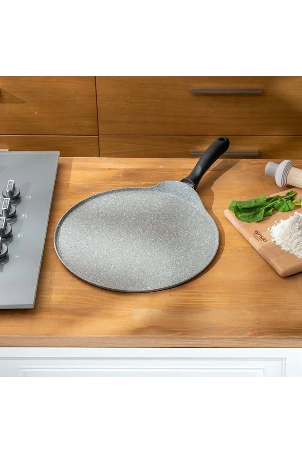 EMSAN ROSA GRANİT GÖZLEME TAVASI, 34 CM