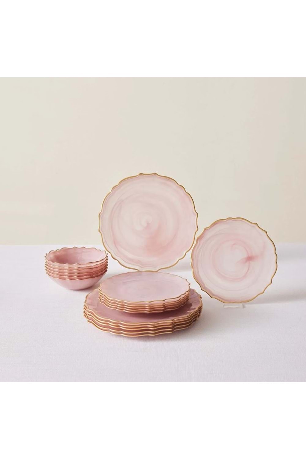 EMSAN ICEQUEEN 18 PARÇA 6 KİŞİLİK, PEMBE