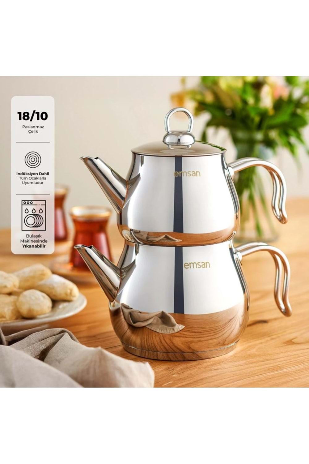 EMSAN LİNA ÇAYDANLIK TK - INOX