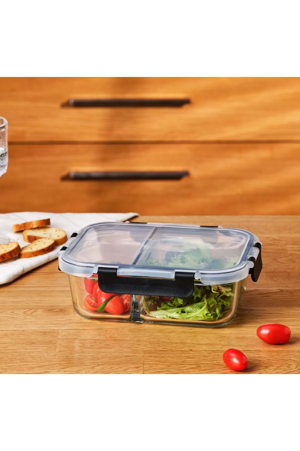 EMSAN TWIN BOROSİLİKAT SAKLAMA KABI 980 ML