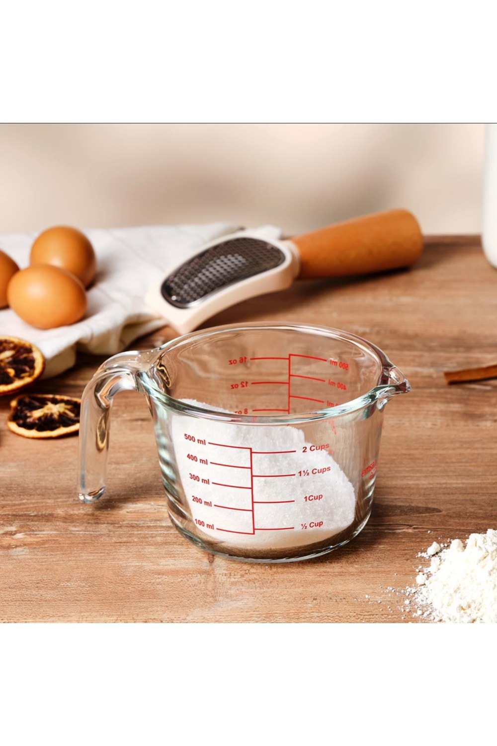 EMSAN IKO 500ML BOROSİLİKAT ÖLÇÜ KABI