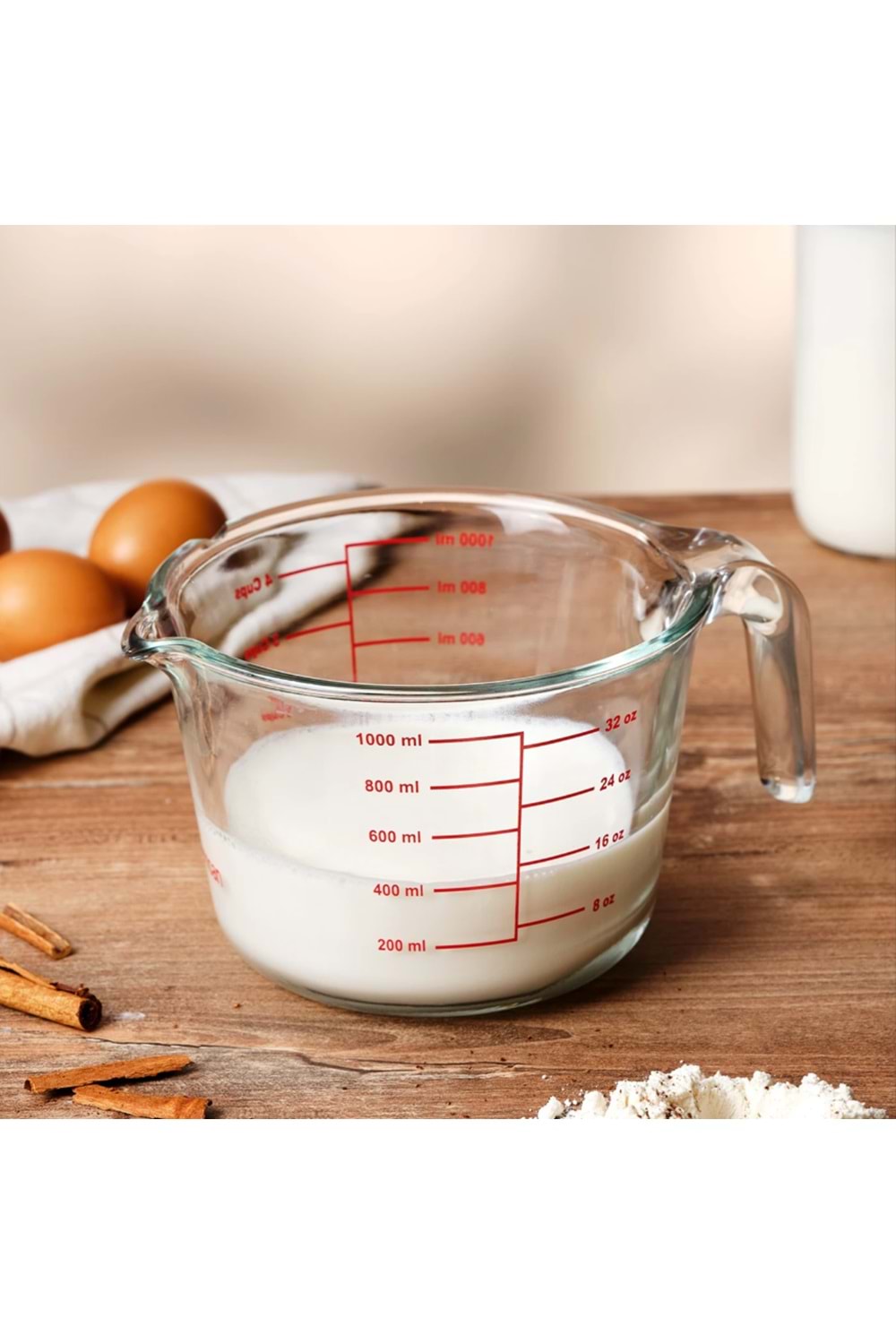 EMSAN IKO 1.0L BOROSİLİKAT ÖLÇÜ KABI