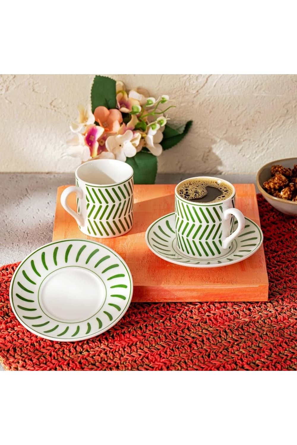 EMSAN ALBERT NEW BONE 2 KİŞİLİK KAHVE FİNCANI