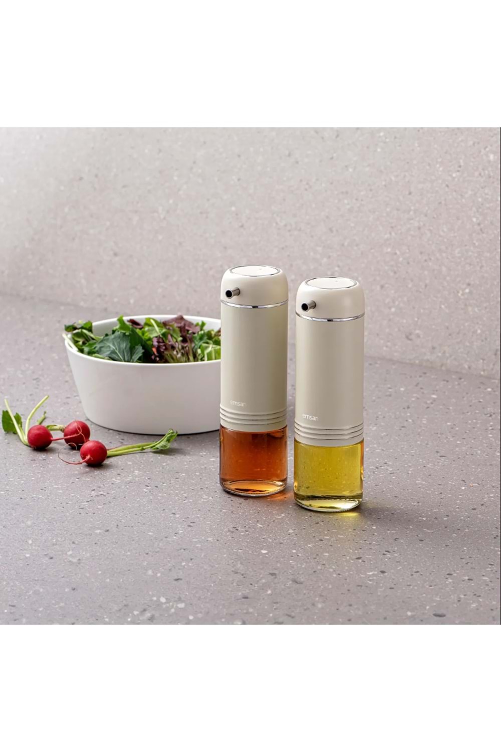 EMSAN MOKO YAĞLIK SİRKELİK SETİ EKRU