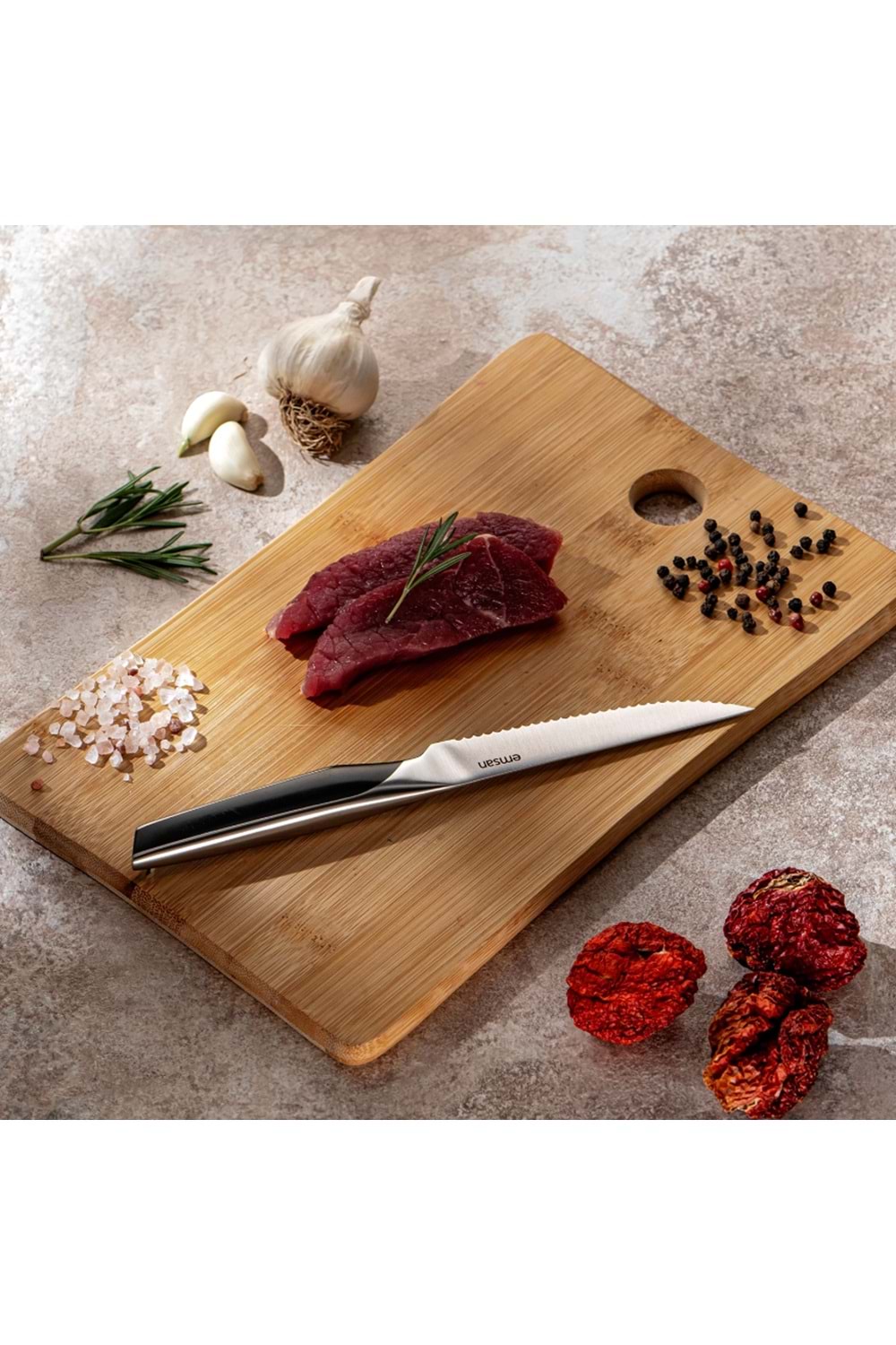 EMSAN PRO KNIFE STEAK BIÇAĞI, SİYAH