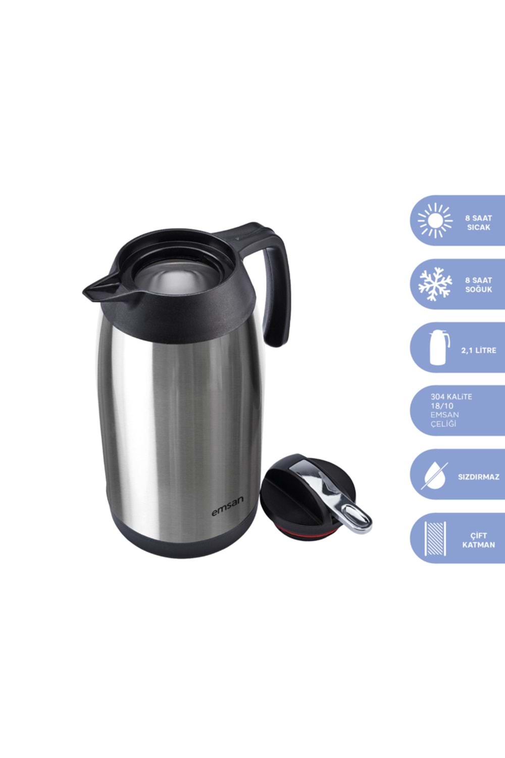 EMSAN NEW VEGA TERMOS 2 LT INOX