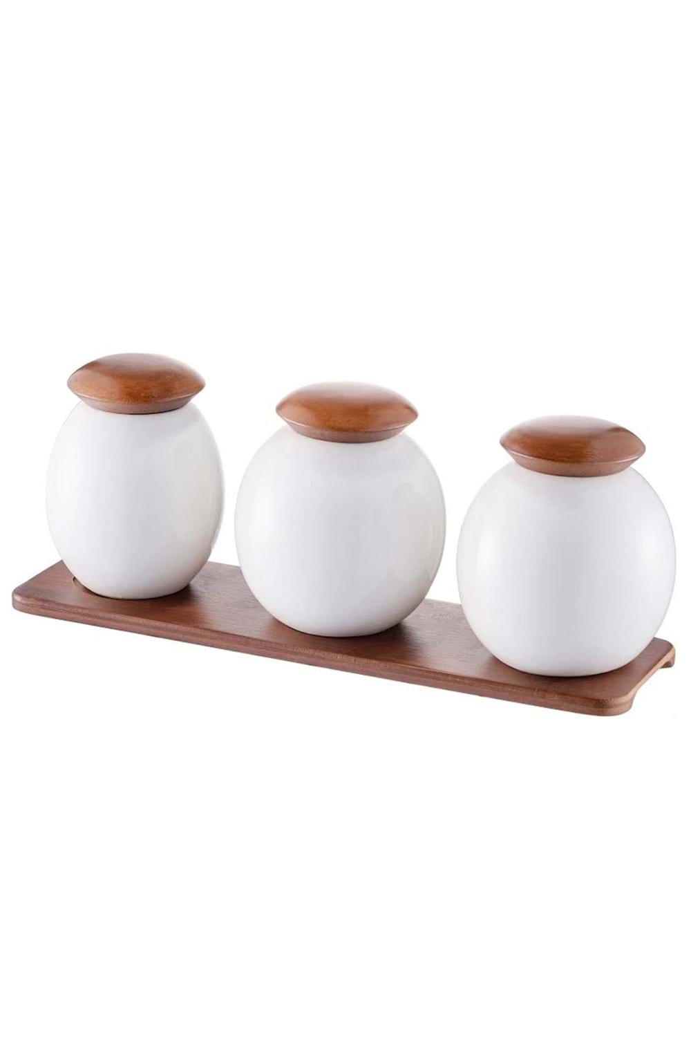 EMSAN MASHROOM BAHARAT TAKIMI 3'LÜ, BEYAZ