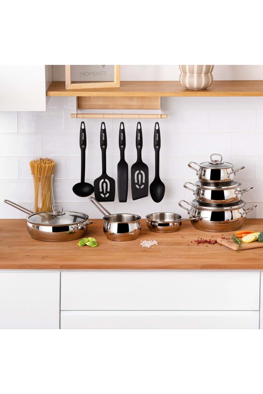 ESAN ALL IN 15 PARÇA SERVİS GEREÇ, ÇELİK