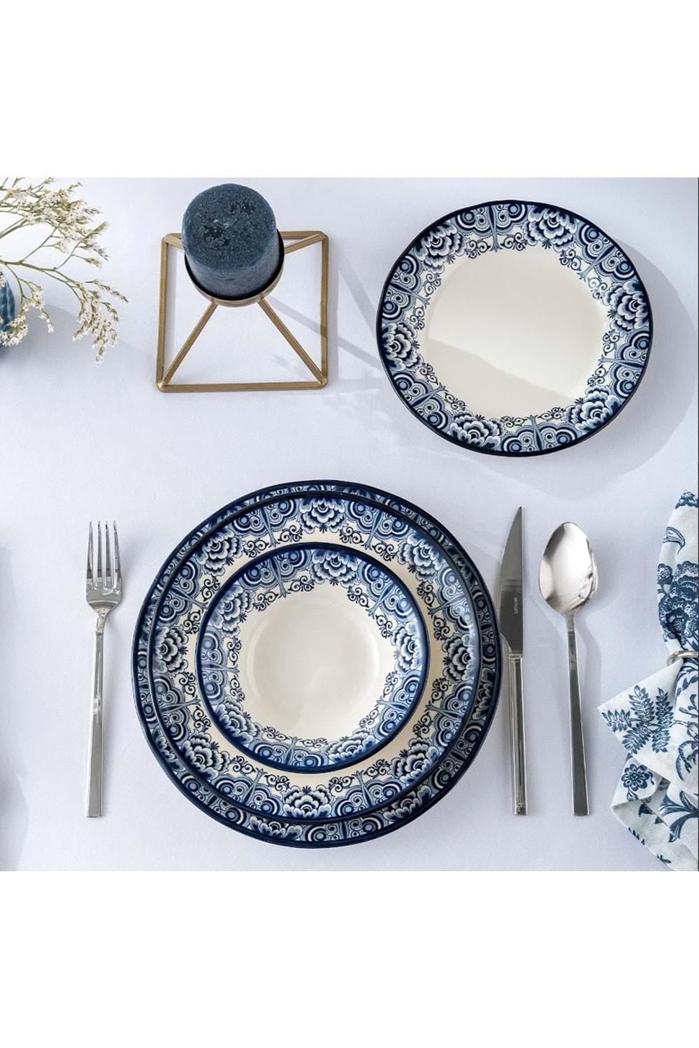 EMSAN EGE 24 PARÇA 6 KİŞİLİK YEMEK TAKIMI