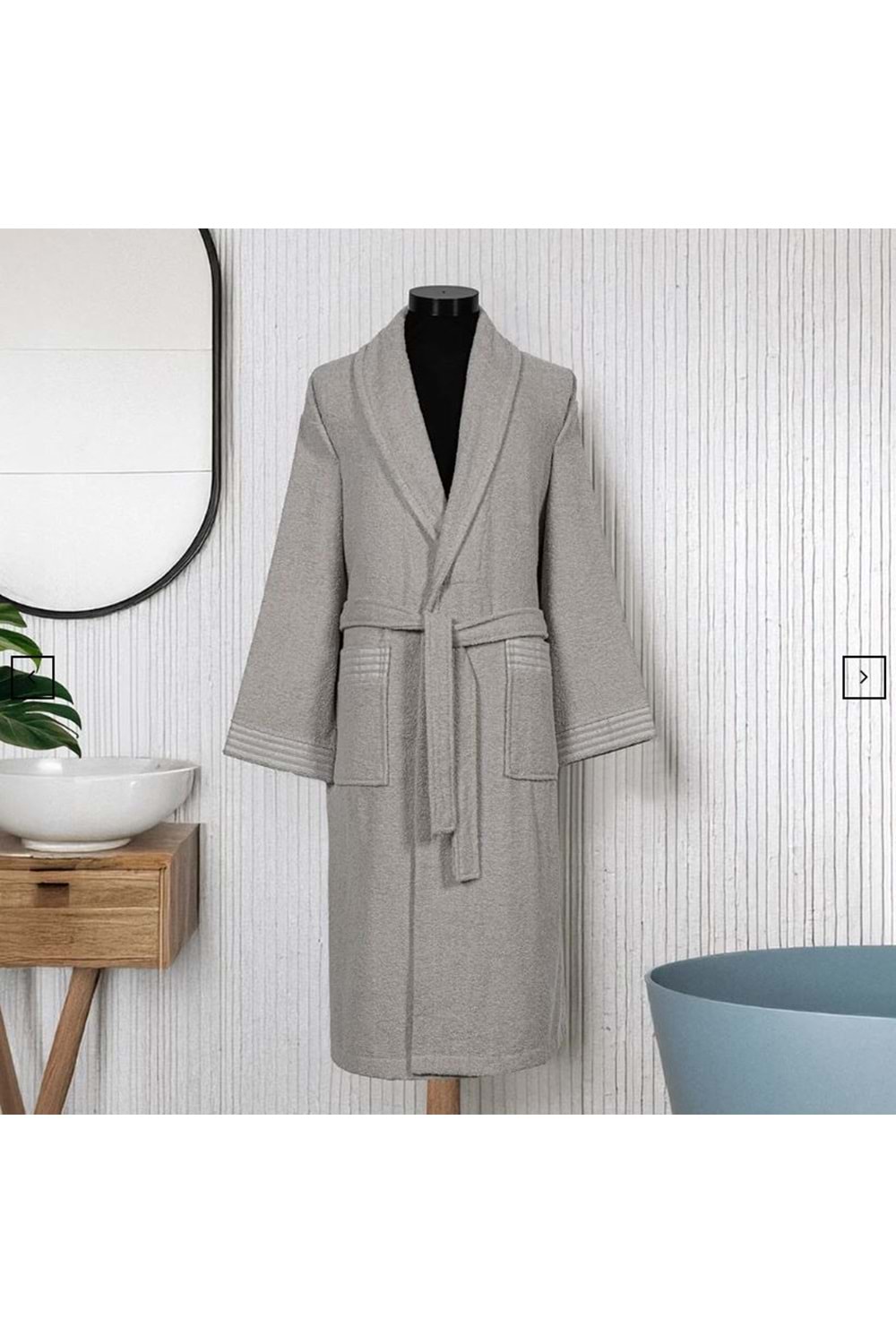 LUXART TEKLİ BORNOZ L/XL MARK CORE