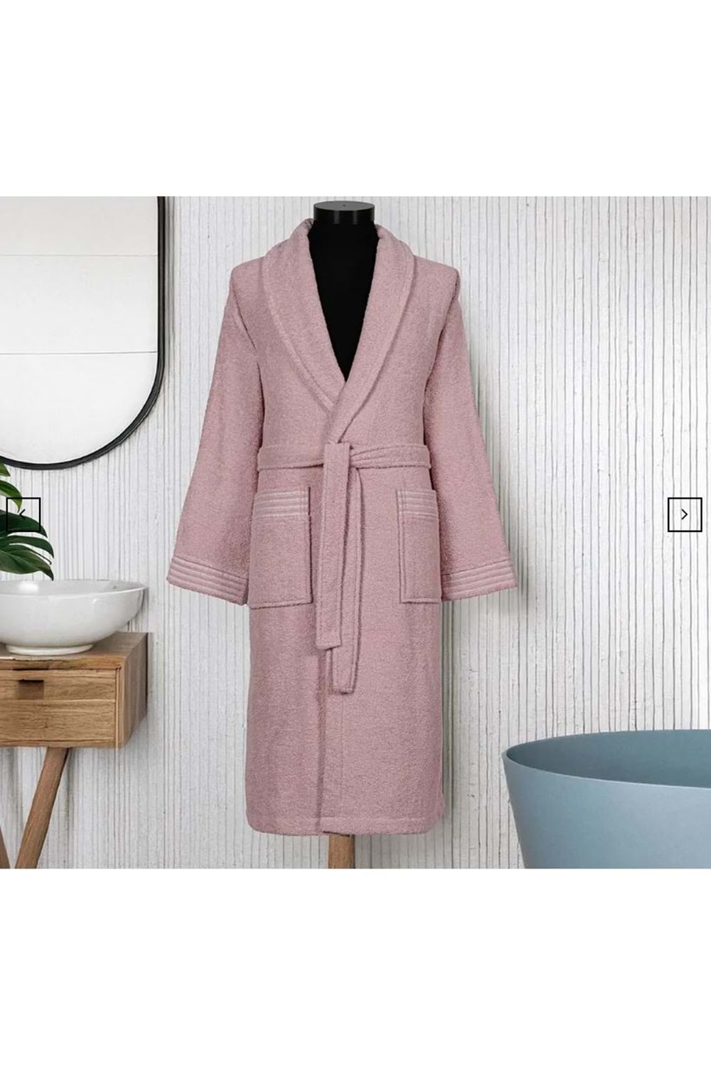 LUXART TEKLİ BORNOZ L/XL MARK ROSETTE