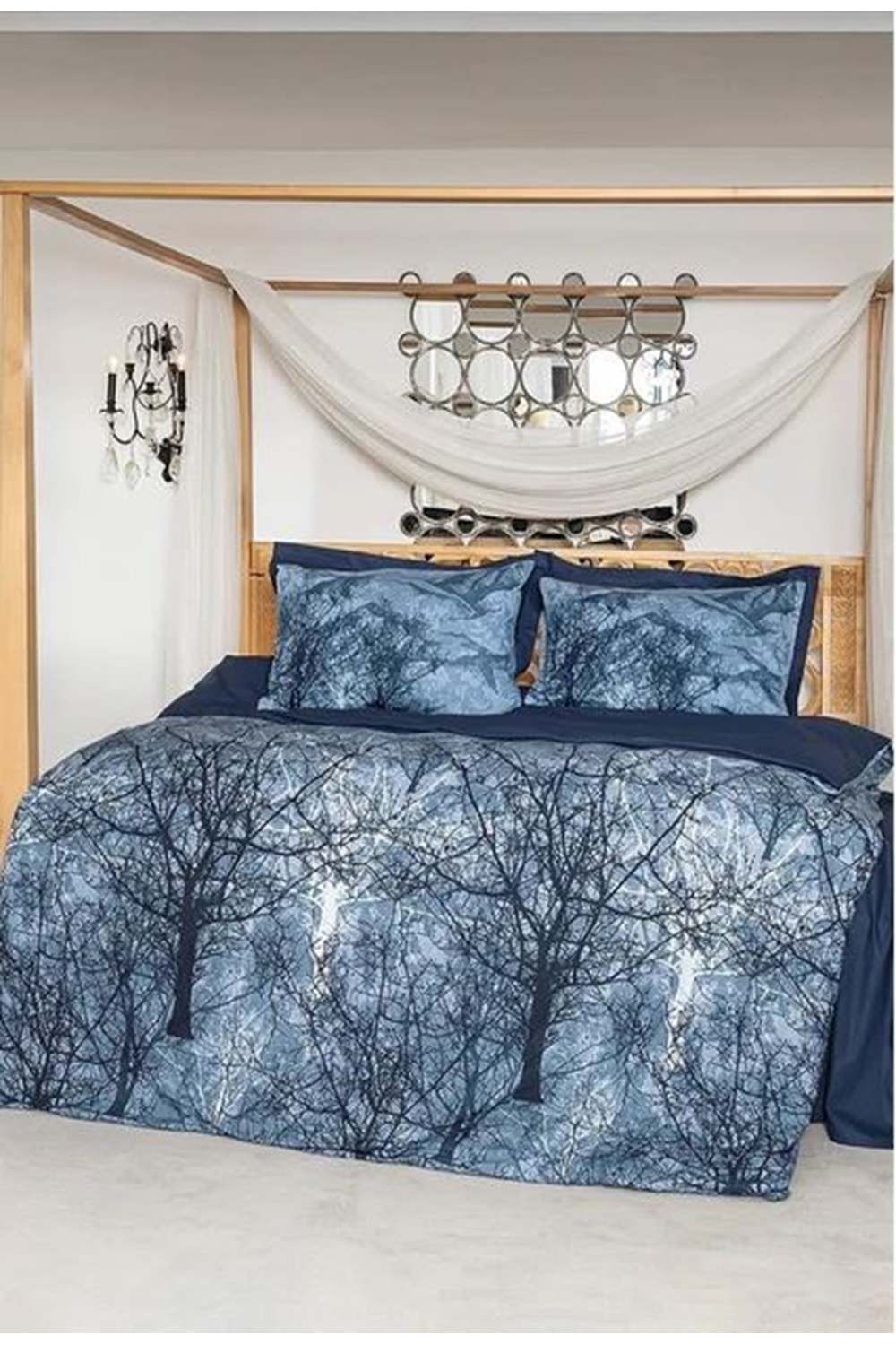 200X220 RANFORCE NEVRESİM TAKIMI PANDORA KORA MOONLIT