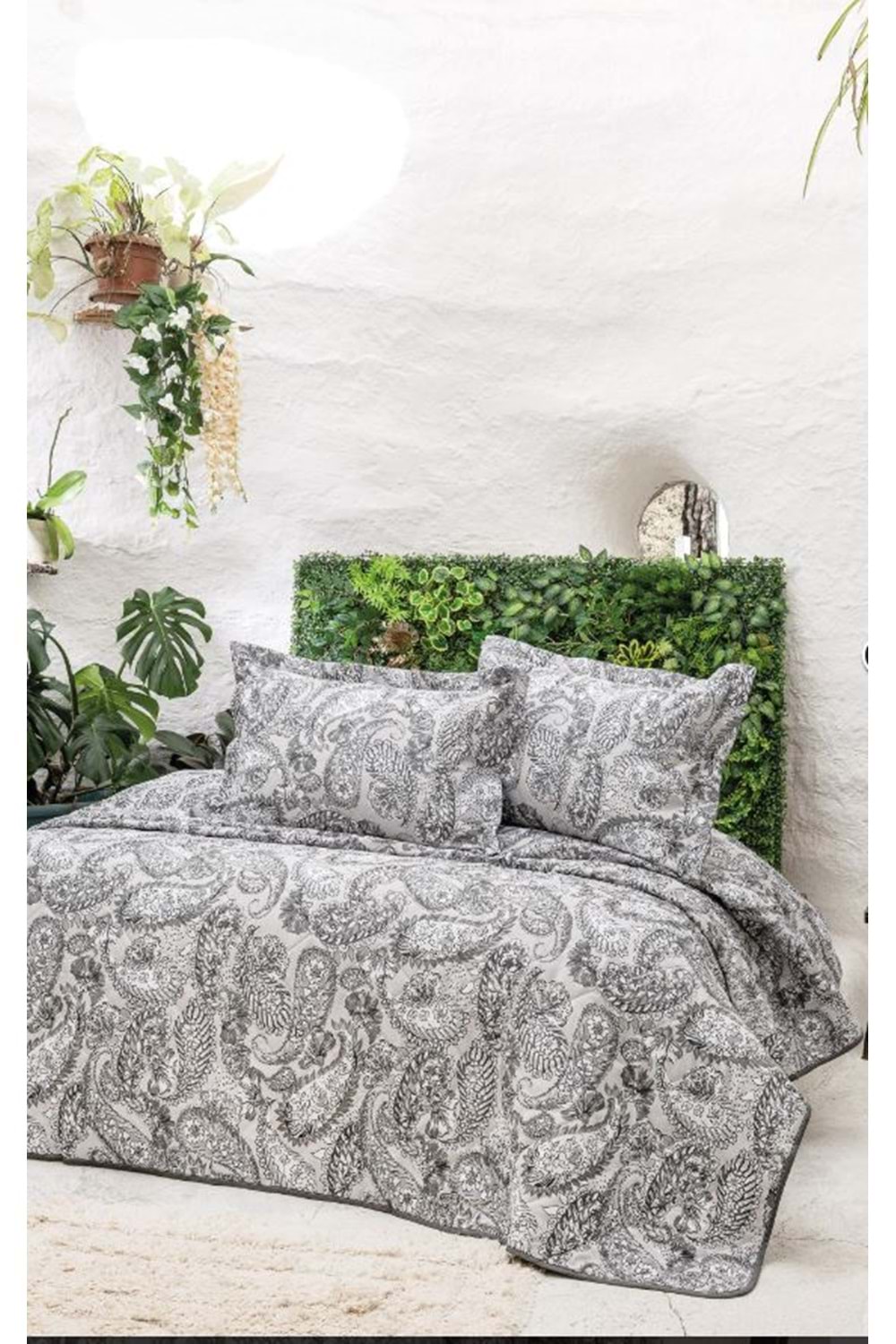 200X220 LUXART NEVRESİM TAKIMI CAROL GRIS