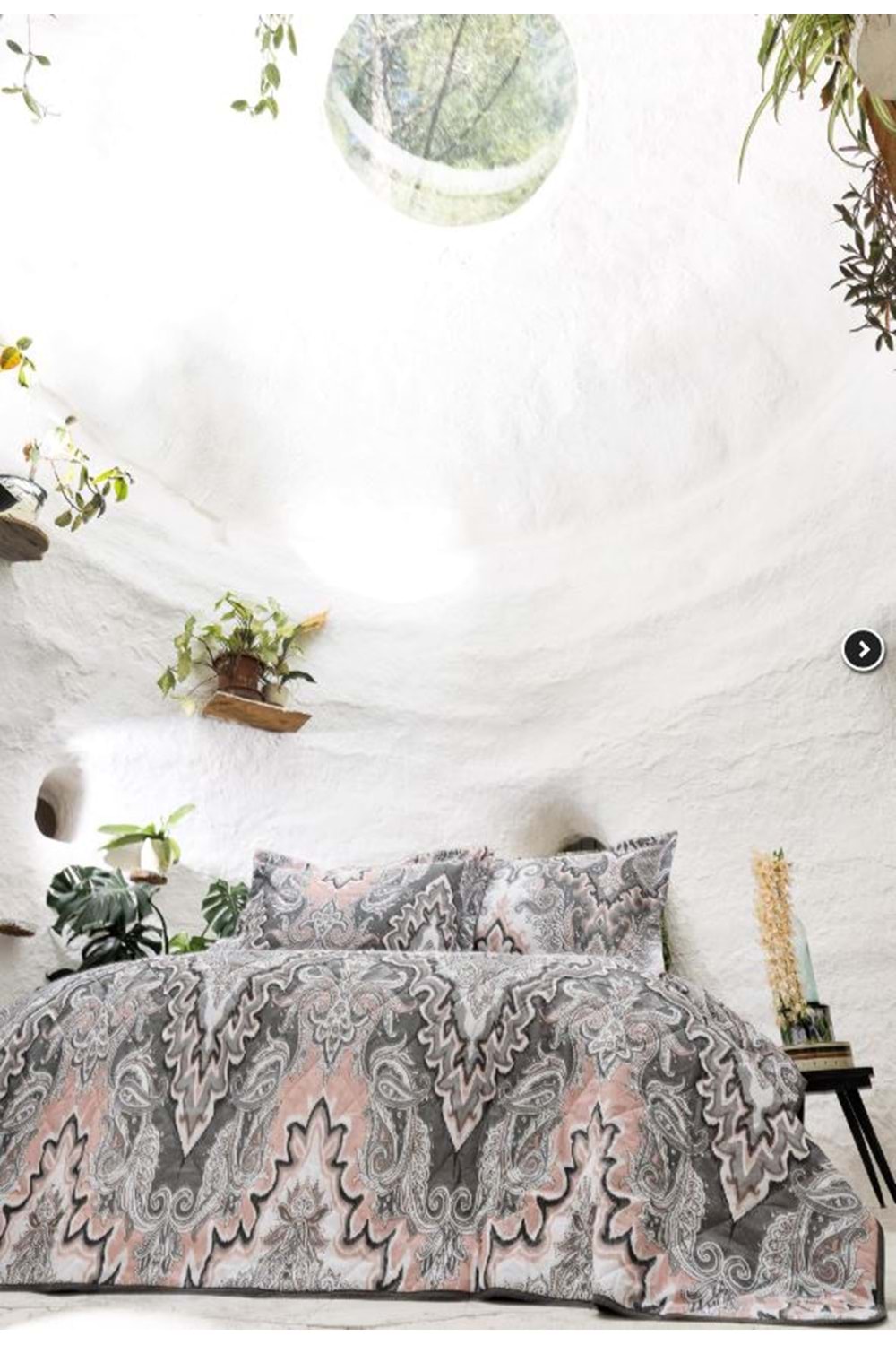 200X220 LUXART NEVRESİM TAKIMI TEGAN GRIS