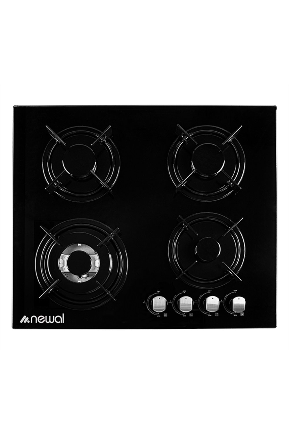 HOB646/2 Newal Siyah Cam Ocak