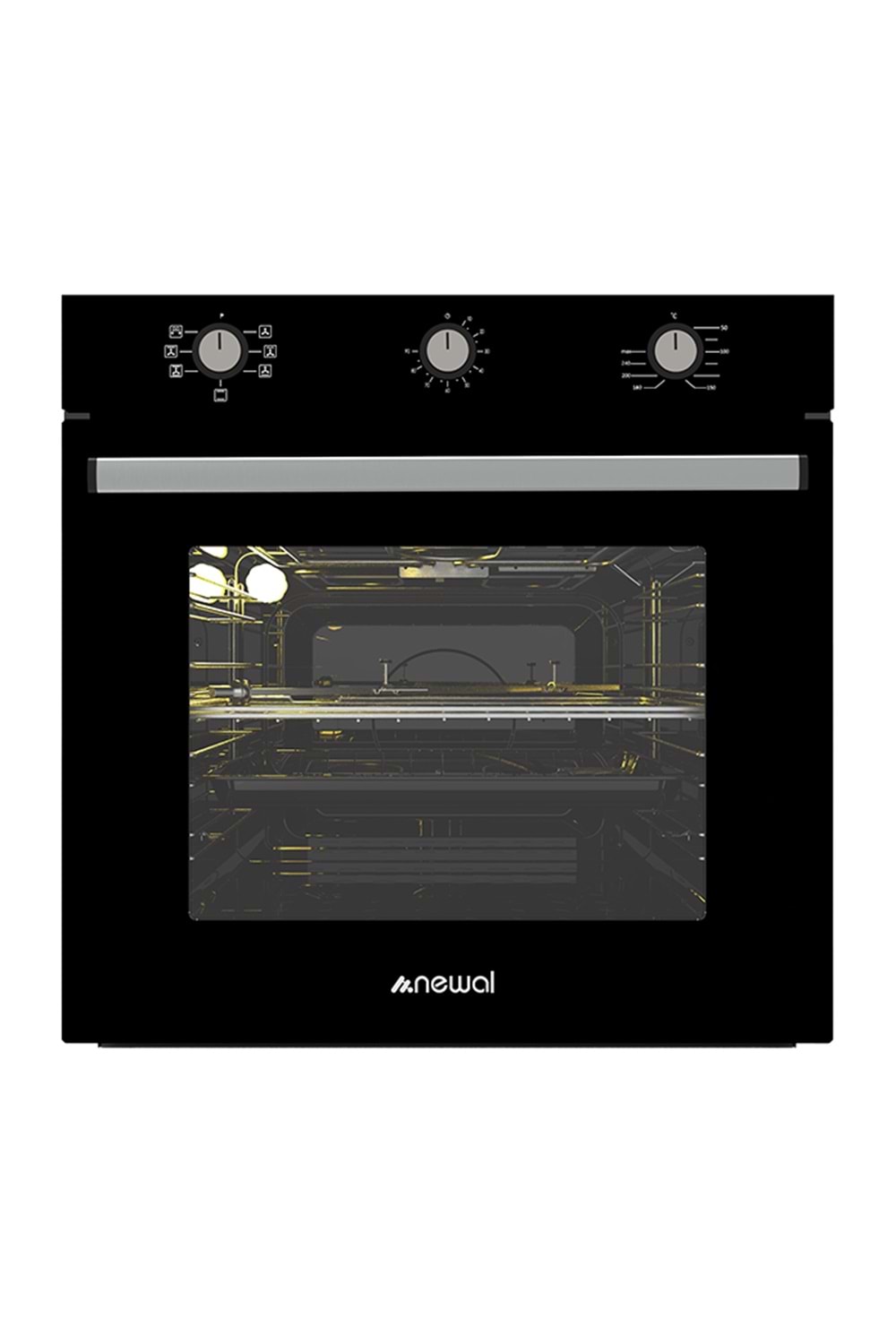 BOV893/2 Newal Siyah Ankastre Fırın