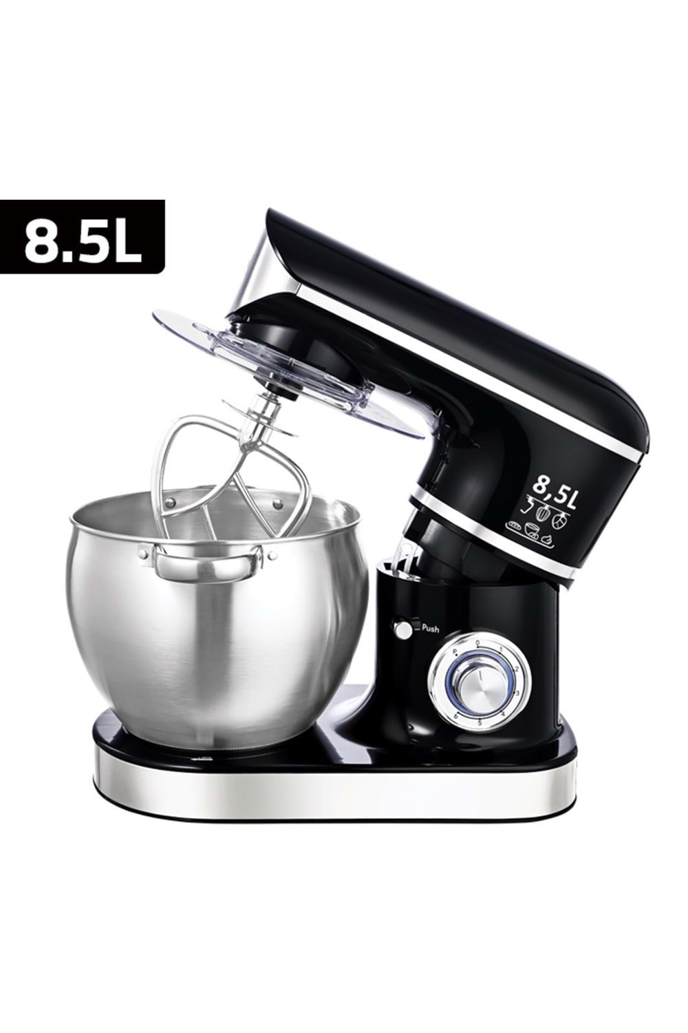 MXR3553/2 Newal Siyah Stand Mikser 8.5L