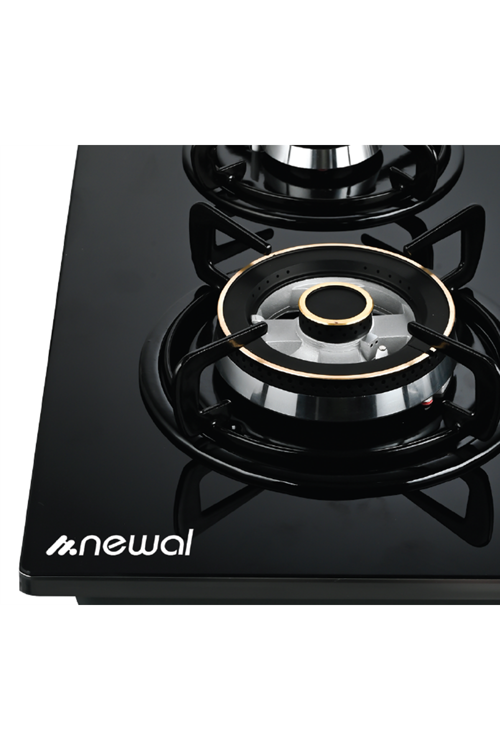 Newal HOB648/2 Siyah Cam Ocak