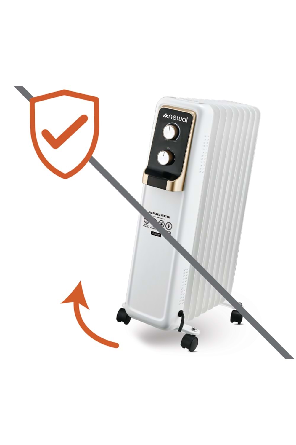 QHT161 Newal Radyatör Isıtıcı 9 Dilim