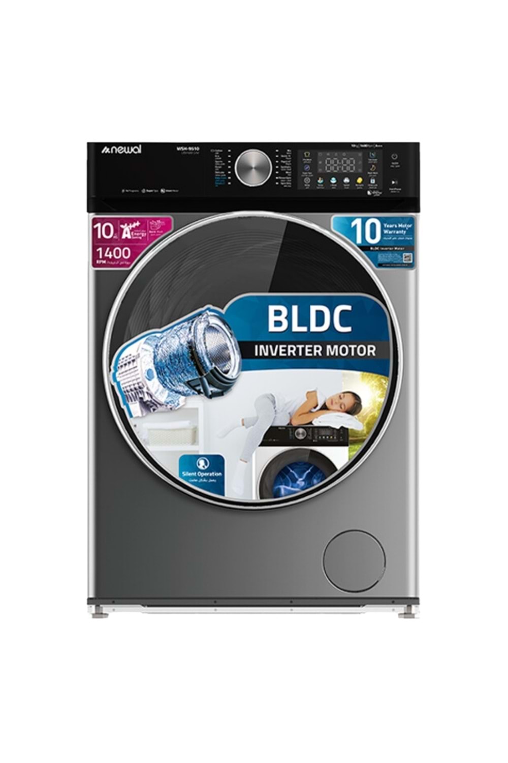 WSH9510/5 Newal 10KG Çamaşır Makinesi 1400RPM