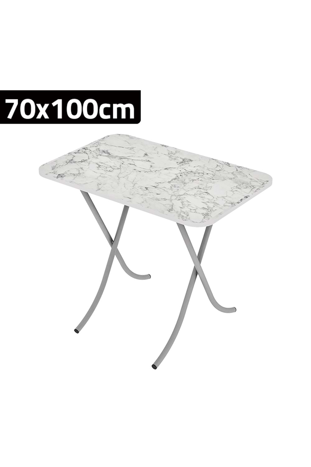 M828/1 Newal Beyaz Katlanabilir Masa 70x100cm