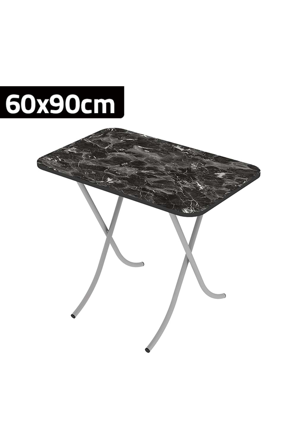 M827/2 Newal Siyah Katlanabilir Masa 60x90cm